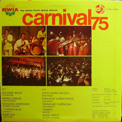 Byron Lee And The Dragonaires : Carnival '75 (LP, Album)