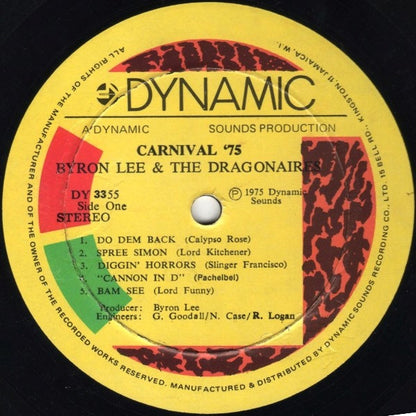 Byron Lee And The Dragonaires : Carnival '75 (LP, Album)