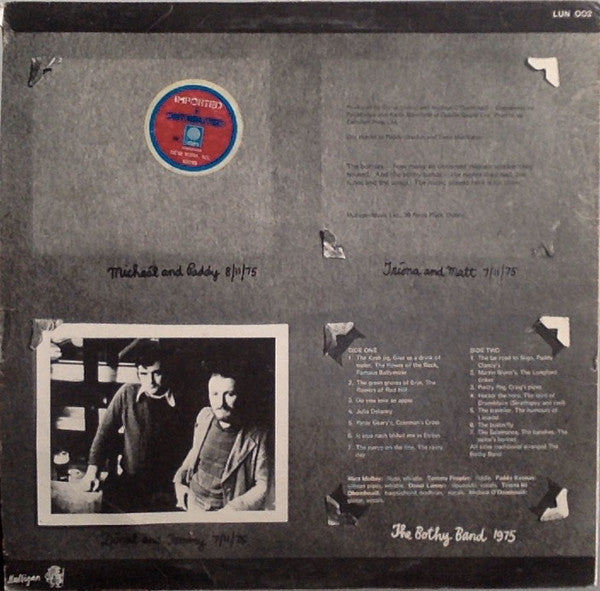 The Bothy Band : The Bothy Band (LP, Album)
