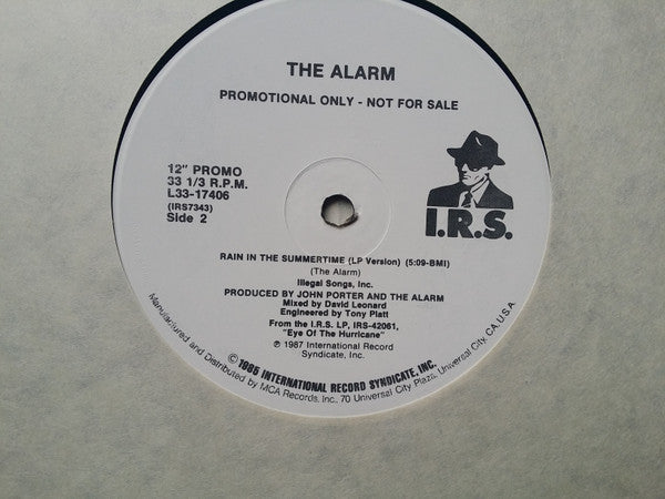 The Alarm : Rain In The Summertime (12", Promo)