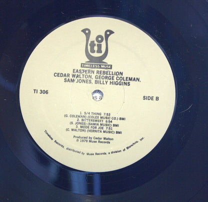 Cedar Walton, Billy Higgins, George Coleman, Sam Jones : Eastern Rebellion (LP, Album, RE)