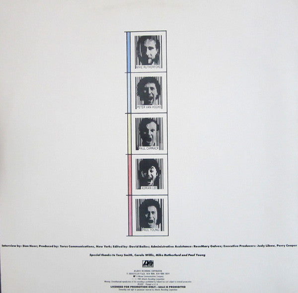 Mike & The Mechanics : Mike On Mike Exclusive Candid Interview (LP, Promo, Transcription)