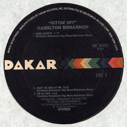 Hamilton Bohannon : Gittin' Off (LP, Album)