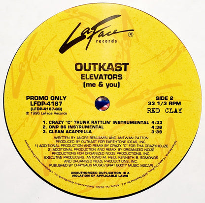 OutKast : Elevators (Me & You) (12", Promo)