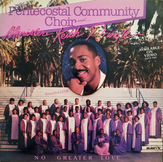 The Pentecostal Community Choir And Keith Pringle (2) : No Greater Love (LP, Album)