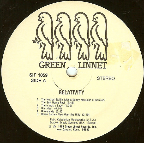 Relativity (2) : Relativity (LP, Album, Lig)