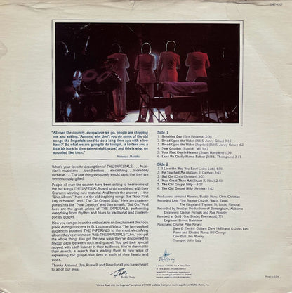 Imperials : Imperials Live (LP)