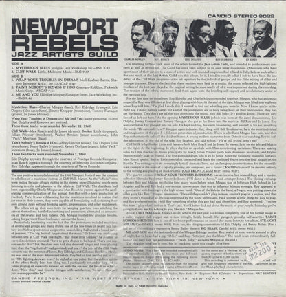 Charles Mingus, Max Roach, Eric Dolphy, Roy Eldridge, Jo Jones : Newport Rebels / Jazz Artists Guild (LP, Album, RE)