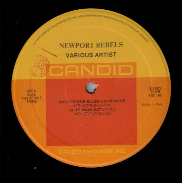 Charles Mingus, Max Roach, Eric Dolphy, Roy Eldridge, Jo Jones : Newport Rebels / Jazz Artists Guild (LP, Album, RE)