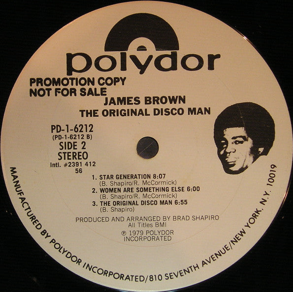 James Brown : The Original Disco Man (LP, Album, Promo)
