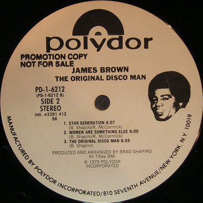 James Brown : The Original Disco Man (LP, Album, Promo)
