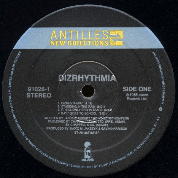 Dizrhythmia : Dizrhythmia (LP, Album)