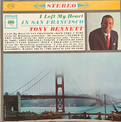 Tony Bennett : I Left My Heart In San Francisco (LP, Album, Pit)