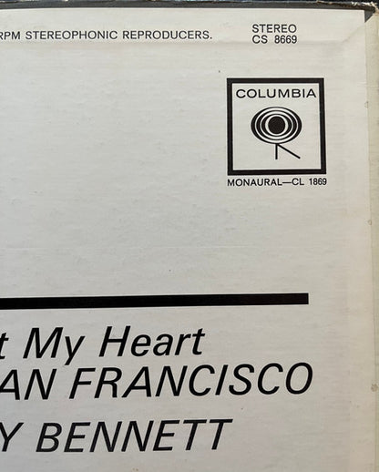 Tony Bennett : I Left My Heart In San Francisco (LP, Album, Pit)