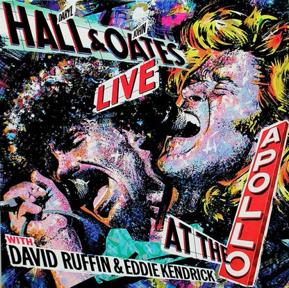 Daryl Hall & John Oates With David Ruffin & Eddie Kendricks : Live At The Apollo (LP, Album, Ind)