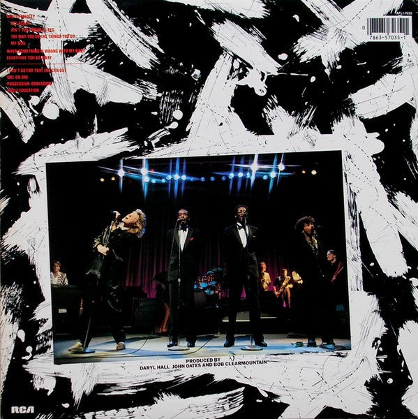 Daryl Hall & John Oates With David Ruffin & Eddie Kendricks : Live At The Apollo (LP, Album, Ind)