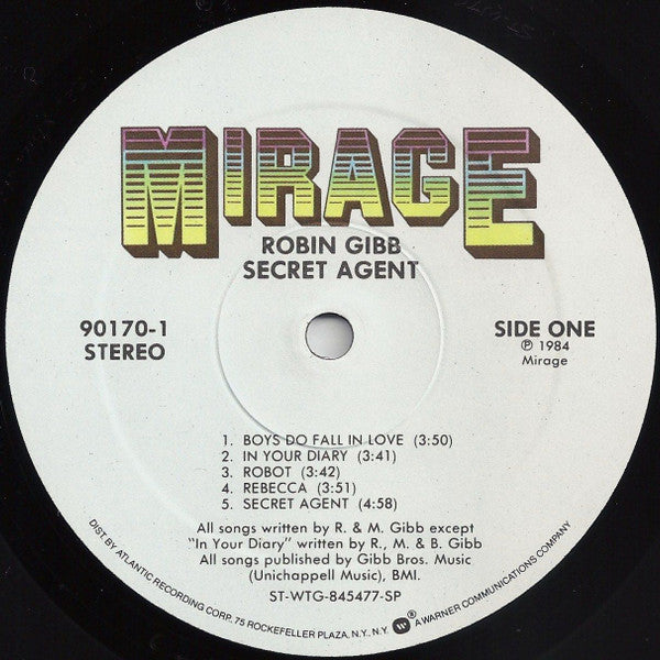 Robin Gibb : Secret Agent (LP, Album, SP )