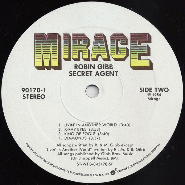 Robin Gibb : Secret Agent (LP, Album, SP )