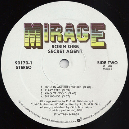 Robin Gibb : Secret Agent (LP, Album, SP )