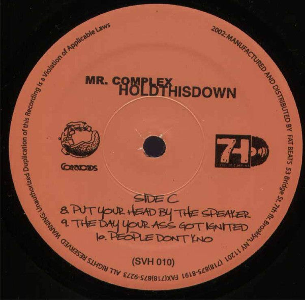 Mr. Complex : Hold This Down (2xLP, Album)