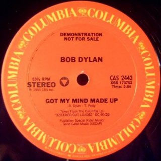 Bob Dylan : Got My Mind Made Up (12", Single, Promo)