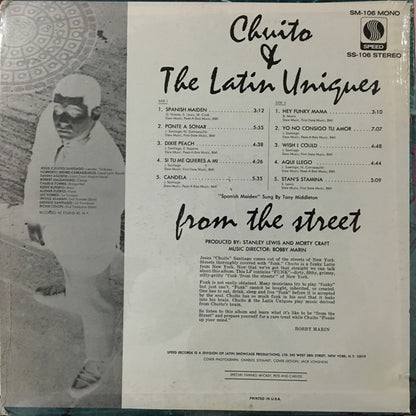 Chuito & The Latin Uniques : From The Street (LP, Album)