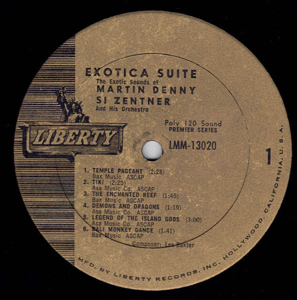 Si Zentner And His Orchestra / Martin Denny : Exotica Suite (LP, Album, Mono)