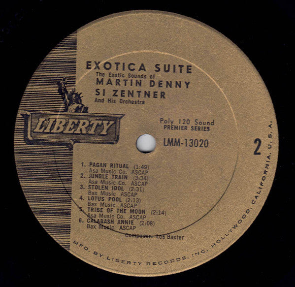 Si Zentner And His Orchestra / Martin Denny : Exotica Suite (LP, Album, Mono)