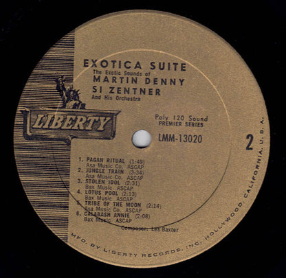 Si Zentner And His Orchestra / Martin Denny : Exotica Suite (LP, Album, Mono)