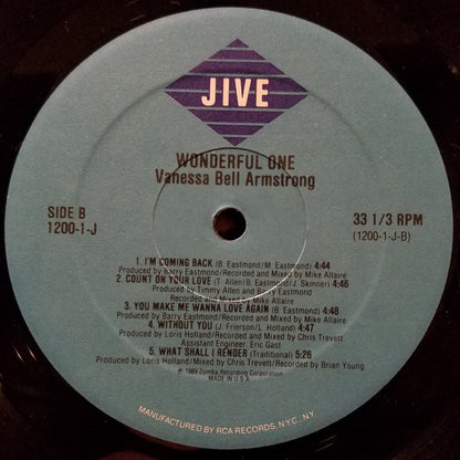 Vanessa Bell Armstrong : Wonderful One (LP, Album)