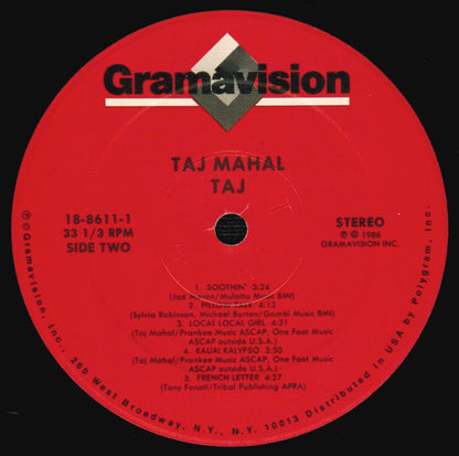Taj Mahal : Taj (LP, Album)