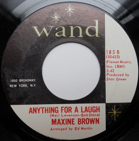 Maxine Brown : One Step At A Time / Anything For A Laugh (7", Single, Styrene, Ter)