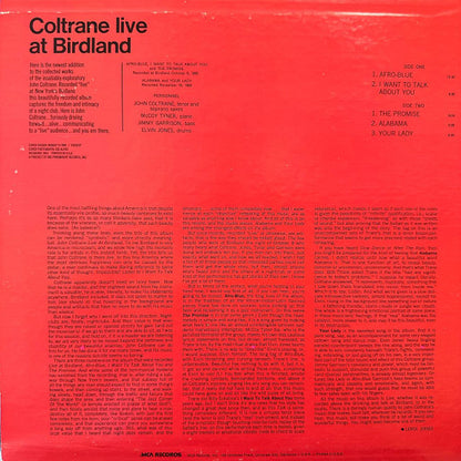 John Coltrane : Live At Birdland (LP, Album, RE)