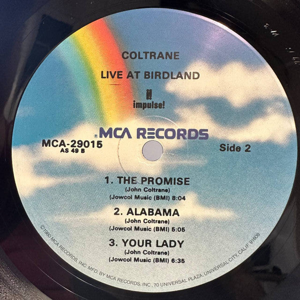 John Coltrane : Live At Birdland (LP, Album, RE)