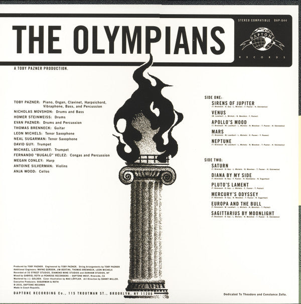 The Olympians : The Olympians (LP, Album, RP)