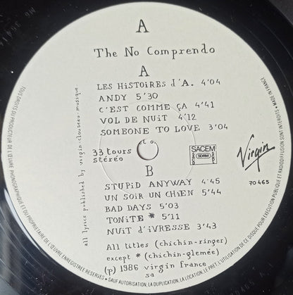 Les Rita Mitsouko : The No Comprendo (LP, Album)