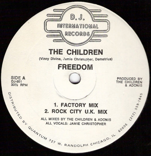 The Children : Freedom (12")