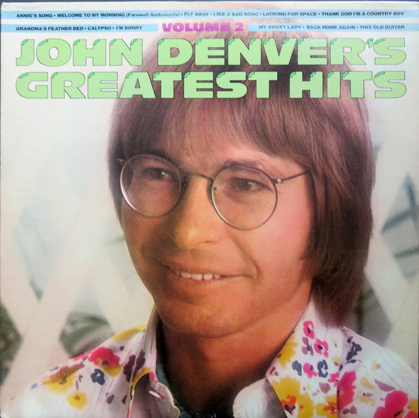 John Denver : John Denver's Greatest Hits Vol. 2 (LP, Comp, RE)