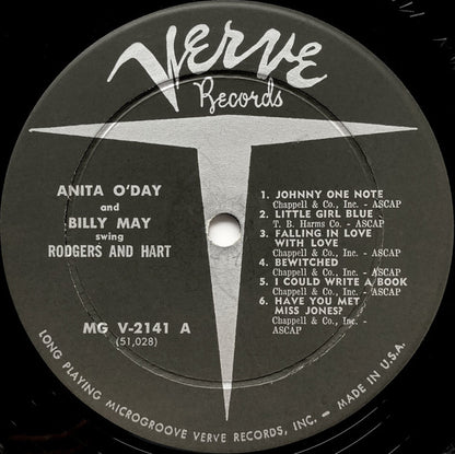 Anita O'Day And Billy May : Swing Rodgers And Hart (LP, Album, Mono)