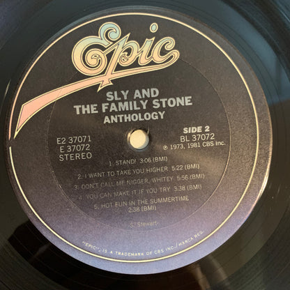 Sly & The Family Stone : Anthology (2xLP, Comp, Pit)