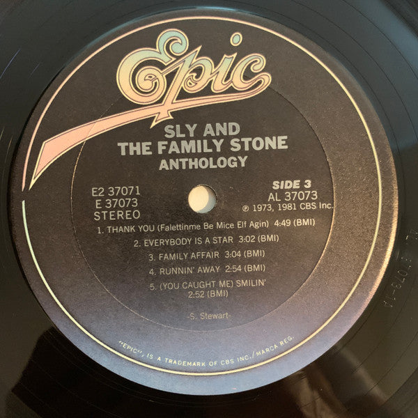 Sly & The Family Stone : Anthology (2xLP, Comp, Pit)