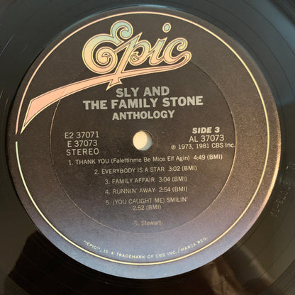 Sly & The Family Stone : Anthology (2xLP, Comp, Pit)
