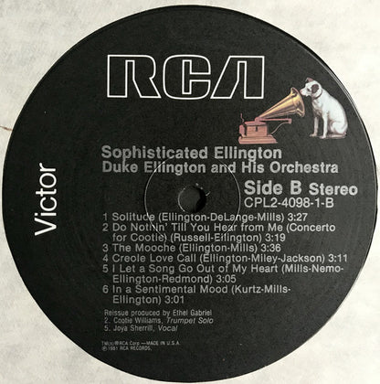 Duke Ellington : Sophisticated Ellington (2xLP, Comp, RM)