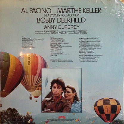 Dave Grusin : Bobby Deerfield (Music From The Original Motion Picture Soundtrack) (LP, Album)