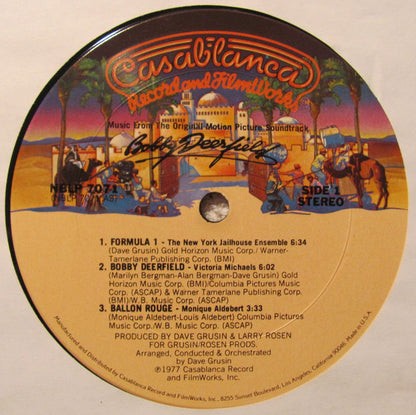 Dave Grusin : Bobby Deerfield (Music From The Original Motion Picture Soundtrack) (LP, Album)