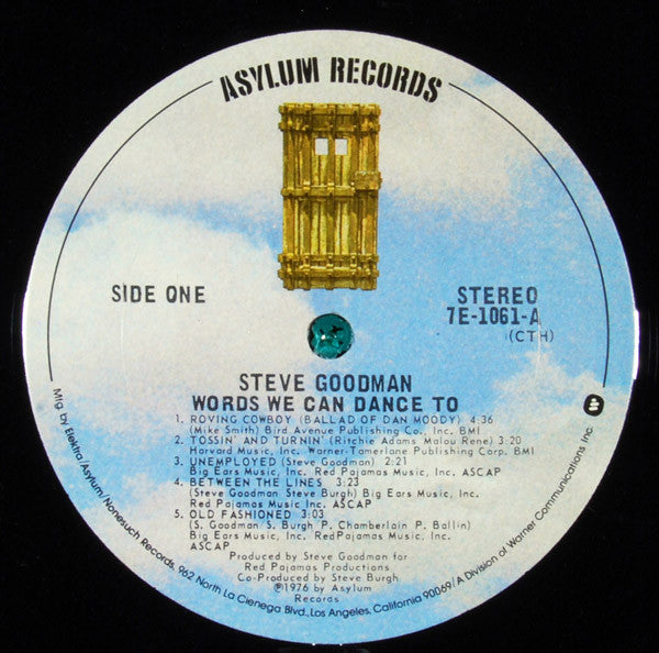 Steve Goodman : Words We Can Dance To (LP, Album, Ter)