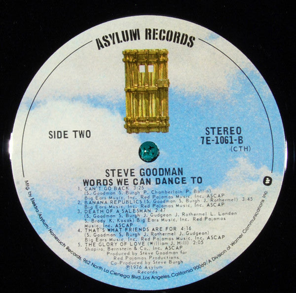 Steve Goodman : Words We Can Dance To (LP, Album, Ter)