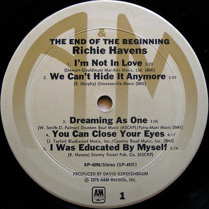 Richie Havens : The End Of The Beginning (LP, Album)