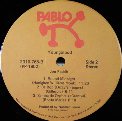 Jon Faddis : Youngblood (LP, Album, Ind)