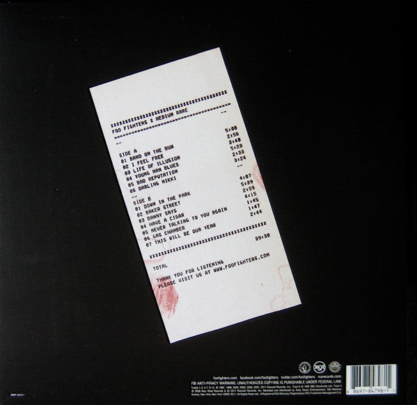 Foo Fighters : Medium Rare (LP, RSD, Comp, Ltd)